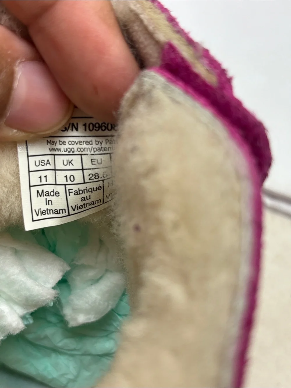UGG boots size 11 for toddler girl, box 80
